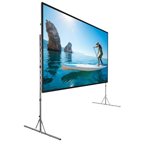 DA -Lite Fast Fold Deluxe 4K、8K、150 "Diag。ProjectionScreen Fabric（84.5x114.5） - [4：3] -HDレンタル-1.0